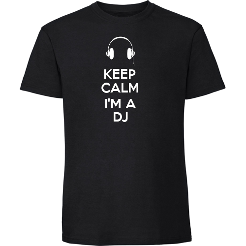 Keep Calm I'm a DJ-Heren T-shirt